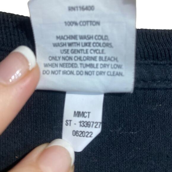 Aesthetic Celestial Mystical Moon Phases Evil Eye black graphic tee - Large - Picture 5 of 5